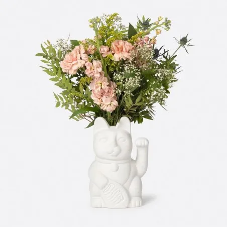 Lucky Cat Vase - White  Gifts £39.00      product_features