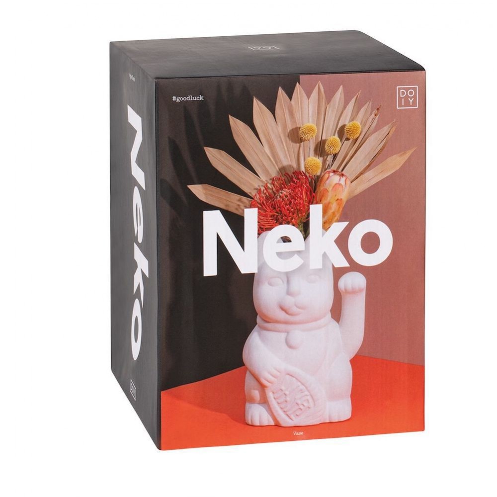 Lucky Cat Vase - White  Gifts £39.00      product_features
