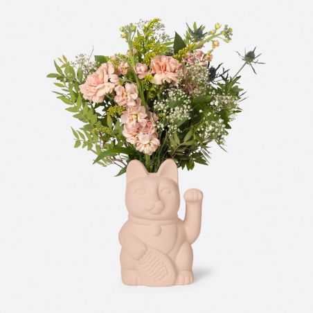 Lucky Cat Vase - Pink Retro Gifts £43.00 Store UK, US, EU, AE,BE,CA,DK,FR,DE,IE,IT,MT,NL,NO,ES,SE