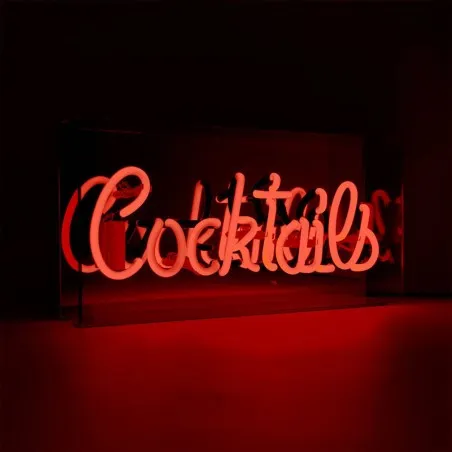 Neon Cocktail Bar Sign &ndash; Luxury Glass Tube Light for Home Bar or Party Room Decor Smithers Lighting &pound;139.00 product_feat...