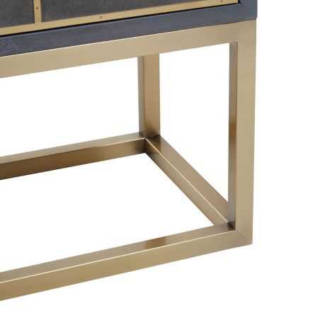 Shagreen 4 Drawer Console Table Console Tables  £1,500.00 Store UK, US, EU, AE,BE,CA,DK,FR,DE,IE,IT,MT,NL,NO,ES,SE