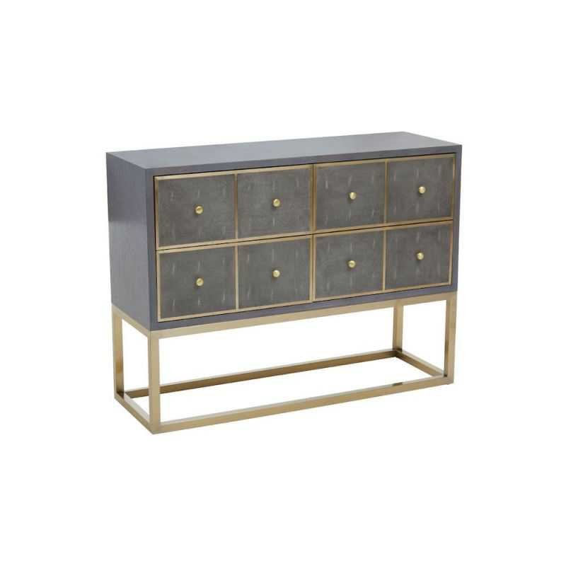 Shagreen 4 Drawer Console Table Console Tables £1,500.00 Store UK, US, EU, AE,BE,CA,DK,FR,DE,IE,IT,MT,NL,NO,ES,SE