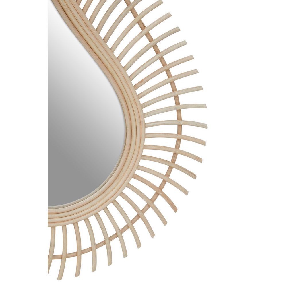 Rattan Teardrop Mirror Decorative Mirrors £120.00