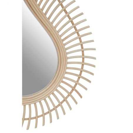 Rattan Teardrop Mirror Decorative Mirrors  £79.00 Store UK, US, EU, AE,BE,CA,DK,FR,DE,IE,IT,MT,NL,NO,ES,SE
