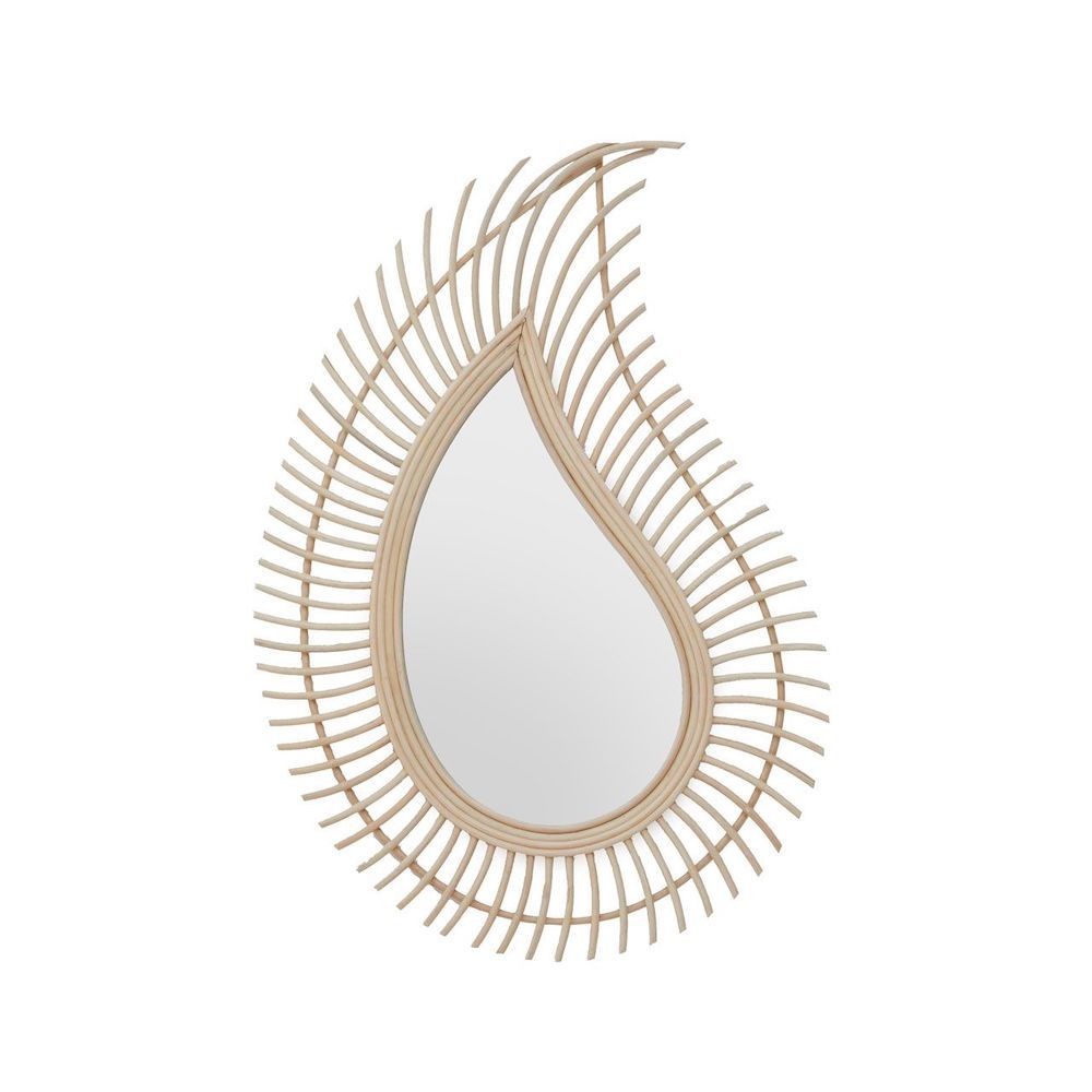 Rattan Teardrop Mirror Decorative Mirrors £120.00