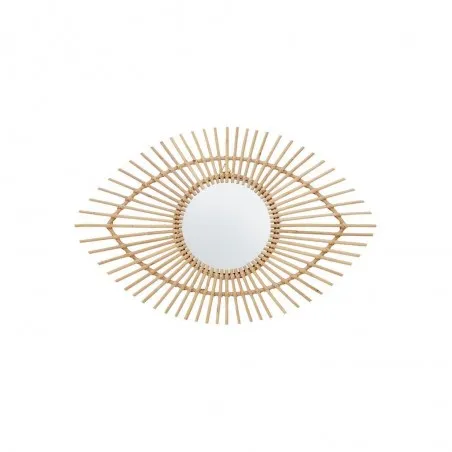 Rattan Eye Shaped Mirror Decorative Mirrors £90.00 product_features