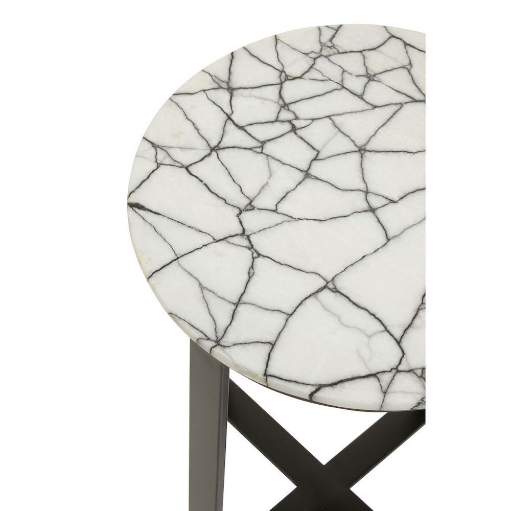 Marble Top Side Table Smithers Side Tables & Coffee Tables £275.00 Entrance Hall Iron product_features