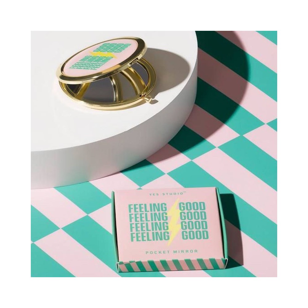 Feeling Good Pocket Mirror  Gifts £18.00      product_features