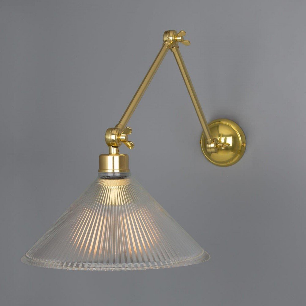 Industrial Poster Lamp Smithers Lighting £197.00 All Rooms Spun Brass product_features
