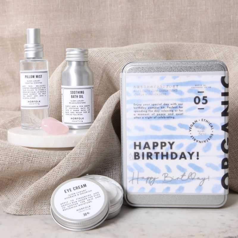 Happy Birthday Pamper Kit Retro Gifts £33.00 Store UK, US, EU, AE,BE,CA,DK,FR,DE,IE,IT,MT,NL,NO,ES,SE