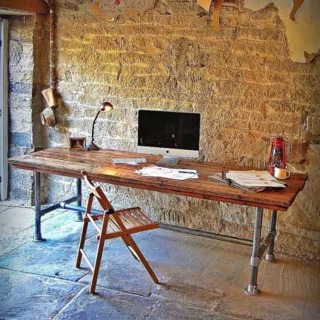 Scaffolding Dining Table Industrial Furniture Smithers of Stamford £1,750.00 Store UK, US, EU, AE,BE,CA,DK,FR,DE,IE,IT,MT,NL,...
