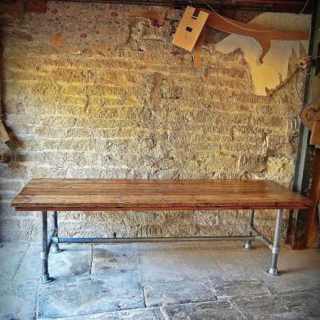 Scaffolding Dining Table Industrial Furniture Smithers of Stamford £1,750.00 Store UK, US, EU, AE,BE,CA,DK,FR,DE,IE,IT,MT,NL,...