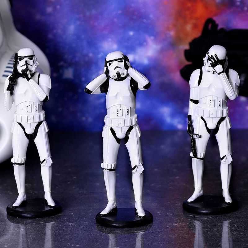 Three Wise Stormtroopers Retro Gifts  £30.00 Store UK, US, EU, AE,BE,CA,DK,FR,DE,IE,IT,MT,NL,NO,ES,SE