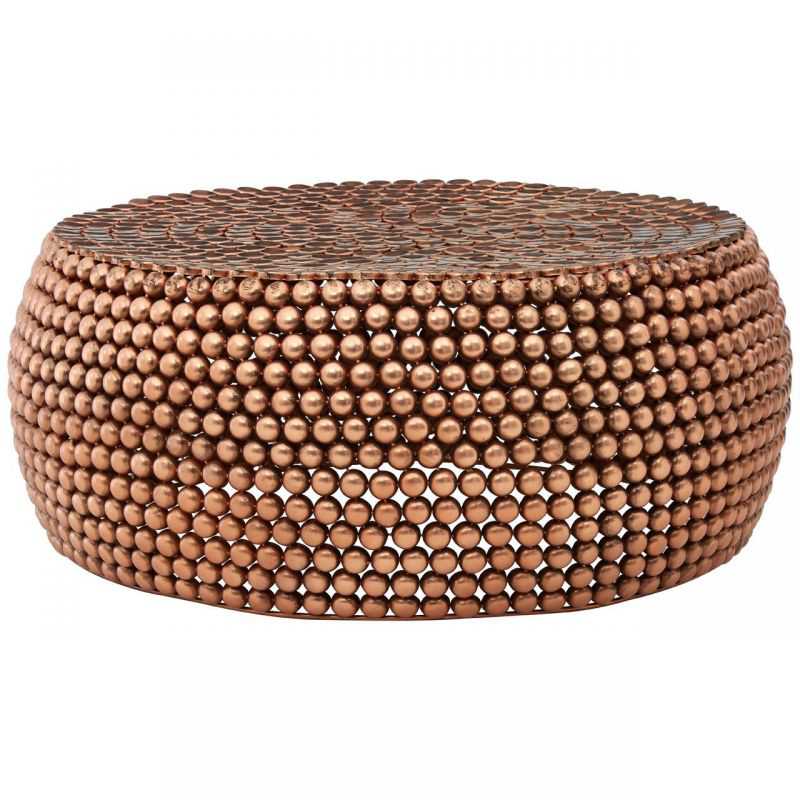 Louis Beaded Copper Coffee Table Side Tables & Coffee Tables Smithers of Stamford £520.00 Store UK, US, EU, AE,BE,CA,DK,FR,DE...