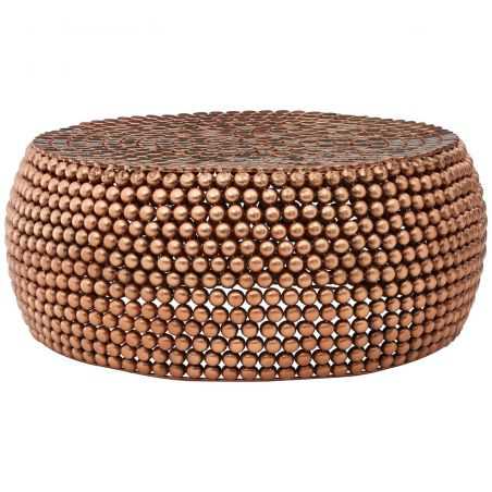Louis Beaded Copper Coffee Table Side Tables & Coffee Tables Smithers of Stamford £520.00 Store UK, US, EU, AE,BE,CA,DK,FR,DE...