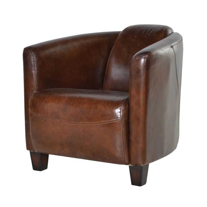 Brown Leather Tub Chair Sofas and Armchairs Smithers of Stamford £957.00 Store UK, US, EU, AE,BE,CA,DK,FR,DE,IE,IT,MT,NL,NO,E...