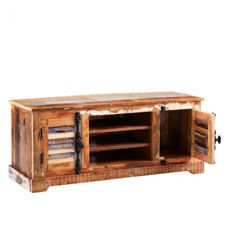 Miami Reclaimed Wood Media Unit Smithers TV Units £545.00 Conference Room Reclaimed Boat Wood product_features