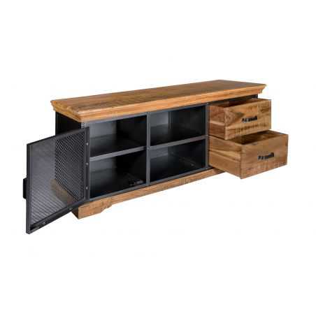 Factory TV Stand Industrial Furniture Smithers of Stamford £755.00 Store UK, US, EU, AE,BE,CA,DK,FR,DE,IE,IT,MT,NL,NO,ES,SE