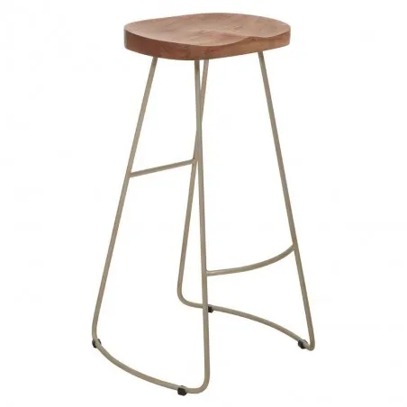 Minimalist Bar Stool Smithers Bar Stools £138.00 Cafe Acacia Steel product_features