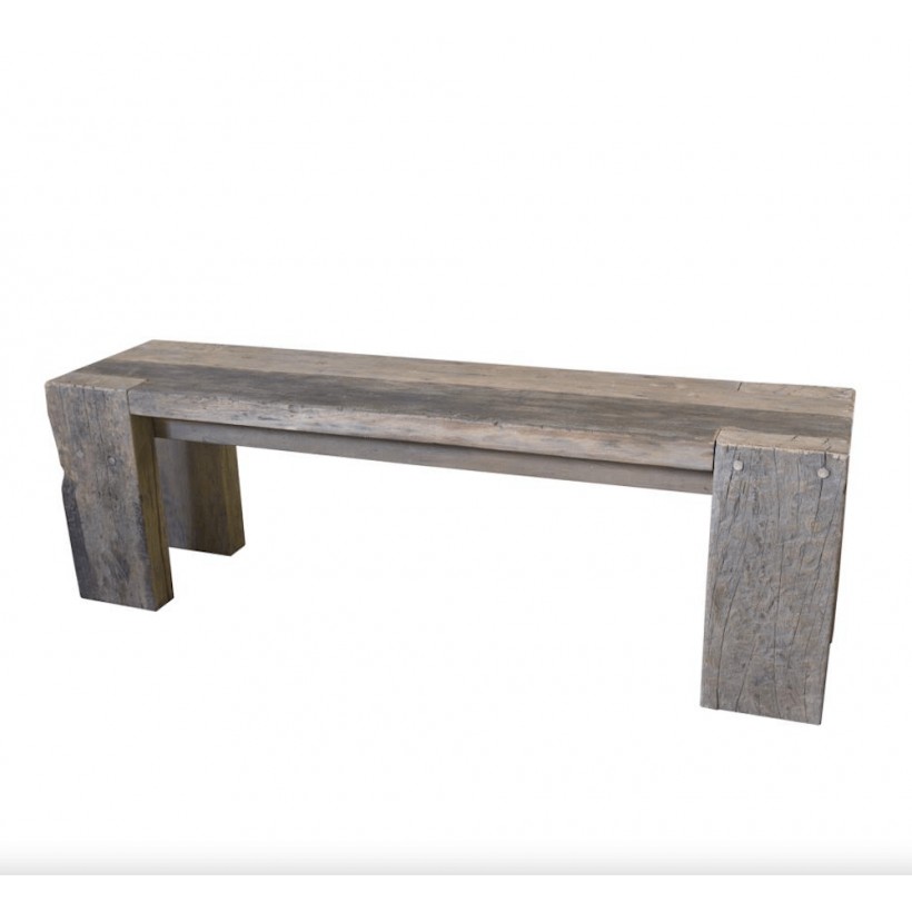 Reclaimed Wood Dining Bench Perfect for Indoor & Outdoor Use • UK, US