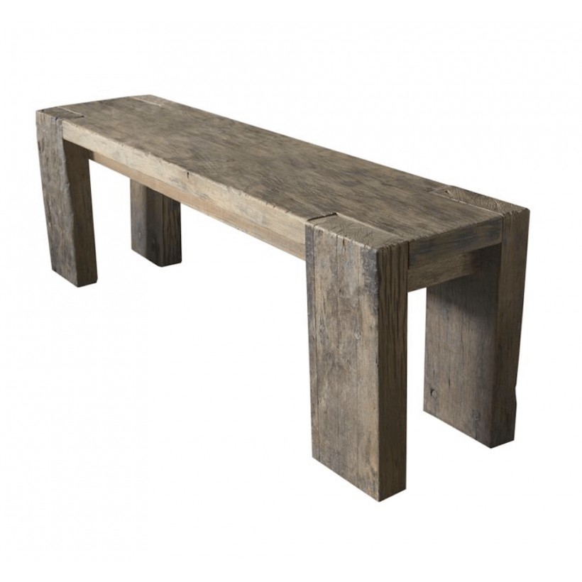 Reclaimed Wood Dining Bench Perfect for Indoor & Outdoor Use • UK, US