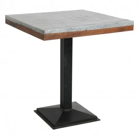 Zinc Topped Dining Table Smithers Commercial Collective £527.00 Bar Reclaimed Wood Zinc product_features