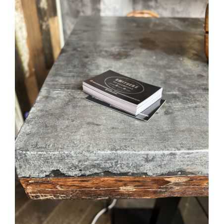 Zinc Topped Bar Table Commercial Smithers of Stamford £595.00 Store UK, US, EU, AE,BE,CA,DK,FR,DE,IE,IT,MT,NL,NO,ES,SE
