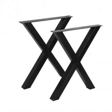 X Frame Dining Table Leg Base Smithers Reclaimed Wood Dining Tables £307.00 Dining Room Iron product_features