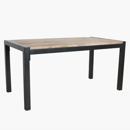 Factory Industrial Dining Table Smithers Commercial Collective &pound;688.00 Kitchen Diner FSC Certified Wood Iron product_features