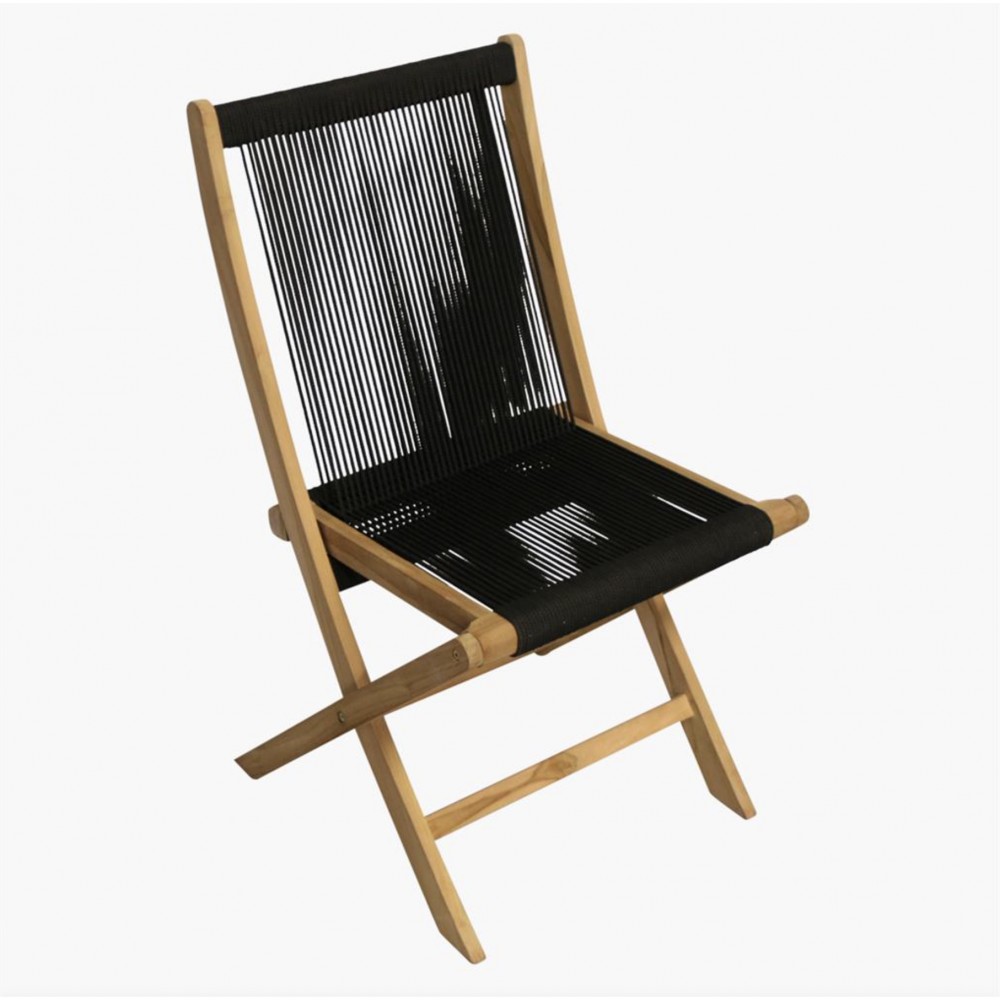 Rope Folding Chair Chairs £229.00 All Rooms Teak Wood product_features