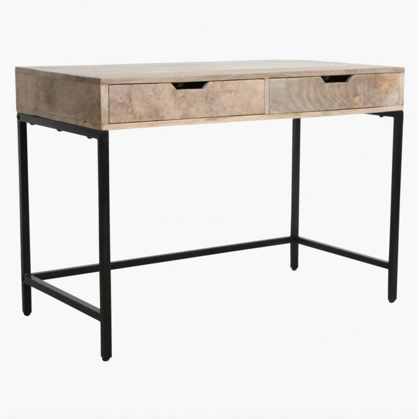 Light Wood Desk Industrial • UK, US & Canada