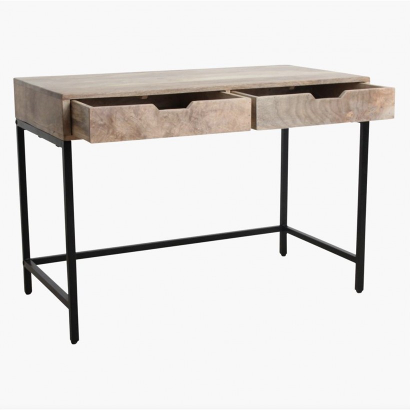 Light Wood Desk Industrial • UK, US & Canada