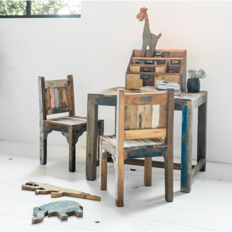 Reclaimed Wood Kids Chair Chairs  £90.00 Store UK, US, EU, AE,BE,CA,DK,FR,DE,IE,IT,MT,NL,NO,ES,SE