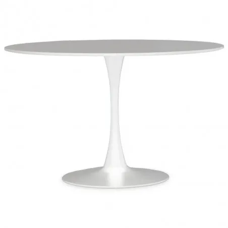 Laila Large Dining Table With White Top Smithers Designer Furniture £422.00 Kitchen Diner Stainless Steel product_features
