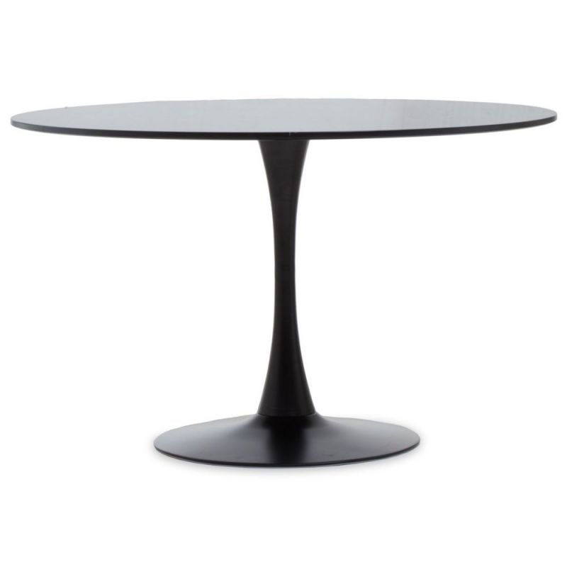 Laila Large Black Round Dining Table Designer Furniture Smithers of Stamford £460.00 Store UK, US, EU, AE,BE,CA,DK,FR,DE,IE,I...