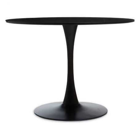 Laila Black Small Round Dining Table Designer Furniture Smithers of Stamford £329.00 Store UK, US, EU, AE,BE,CA,DK,FR,DE,IE,I...
