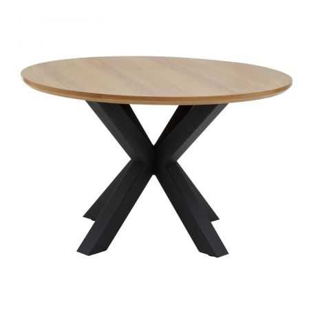 Salford Dining Table with Black Powder Coat Legs Designer Furniture Smithers of Stamford £389.00 Store UK, US, EU, AE,BE,CA,D...