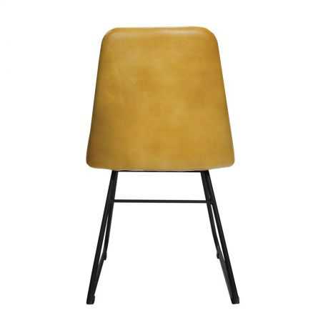 Mustard Leather Dining Chair Commercial Smithers of Stamford £302.00 Store UK, US, EU, AE,BE,CA,DK,FR,DE,IE,IT,MT,NL,NO,ES,SE