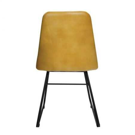 Mustard Leather Dining Chair Commercial Smithers of Stamford £302.00 Store UK, US, EU, AE,BE,CA,DK,FR,DE,IE,IT,MT,NL,NO,ES,SE