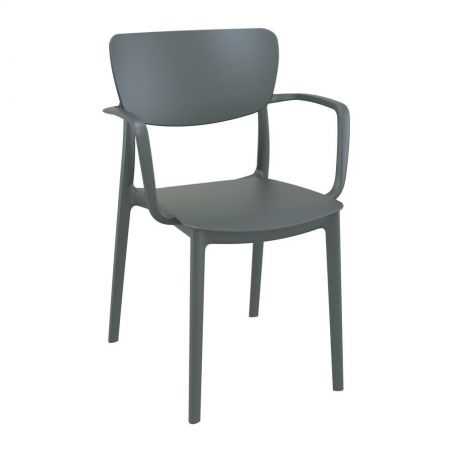 Lisa Grey Outdoor Arm Chair Garden Smithers of Stamford £108.00 Store UK, US, EU, AE,BE,CA,DK,FR,DE,IE,IT,MT,NL,NO,ES,SE