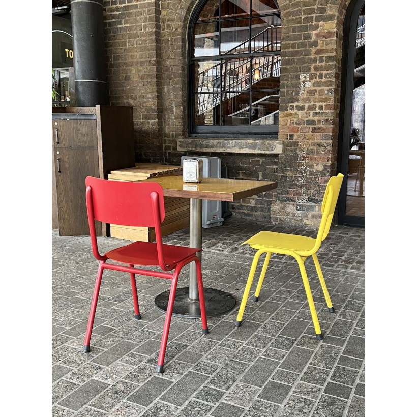 Vintage Style Stackable Outdoor Chairs Strong Commercial Use