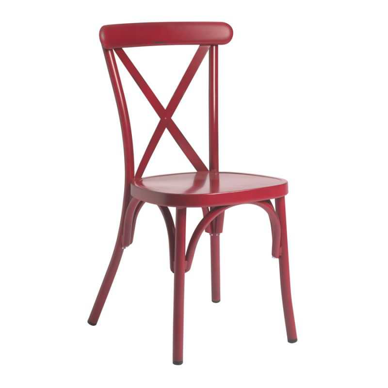 Cross Back Cafe Stacking Chair Garden Smithers of Stamford £237.00 Store UK, US, EU, AE,BE,CA,DK,FR,DE,IE,IT,MT,NL,NO,ES,SECr...