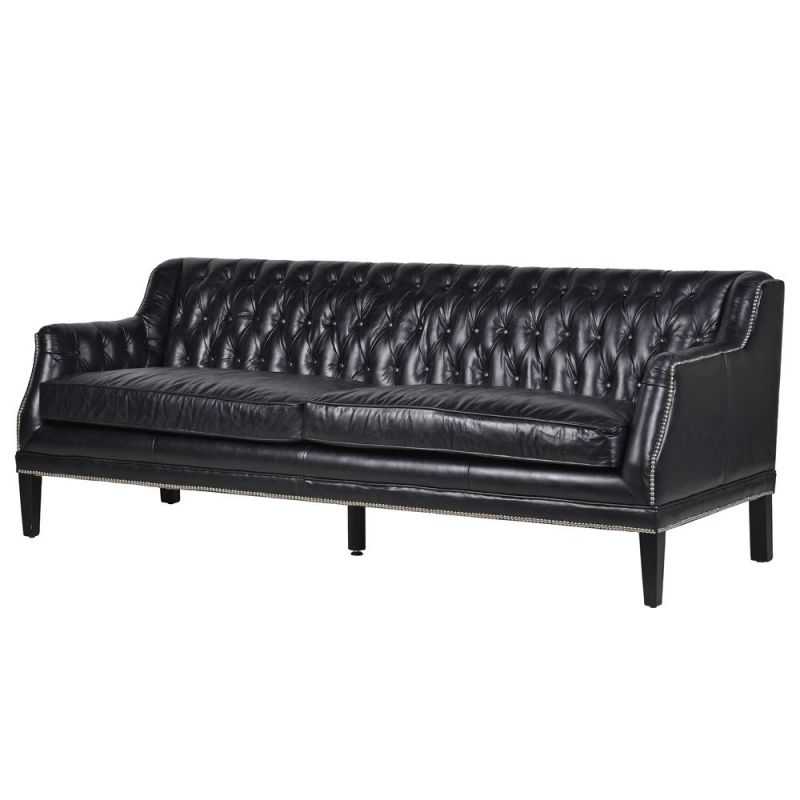 Victor Black Leather Sofa Vintage Furniture Smithers of Stamford £3,300.00 Store UK, US, EU, AE,BE,CA,DK,FR,DE,IE,IT,MT,NL,NO...