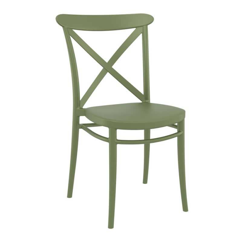 Green Cross Back Cafe Chair Garden Smithers of Stamford £105.00 Store UK, US, EU, AE,BE,CA,DK,FR,DE,IE,IT,MT,NL,NO,ES,SE