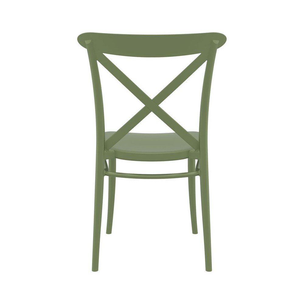 Green Cross Back Cafe Chair Smithers Garden £139.00 product_features