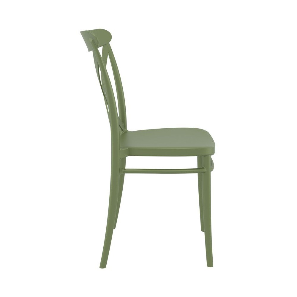 Green Cross Back Cafe Chair Smithers Garden £139.00 product_features