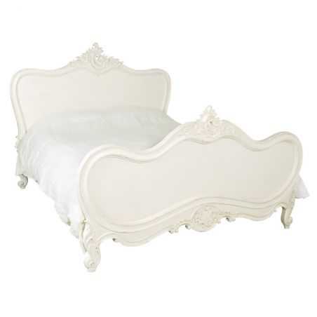 Louis XV White French Style King Bed Bedroom Smithers of Stamford £1,560.00 Store UK, US, EU, AE,BE,CA,DK,FR,DE,IE,IT,MT,NL,N...