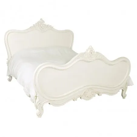 Louis XV White French Style King Bed Smithers Bedroom £1,430.00 Mahogany product_features