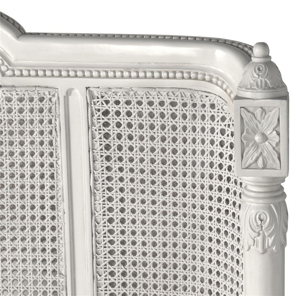 Chateau White Rattan Bed Smithers Bedroom £1,957.00 product_reduction_percent