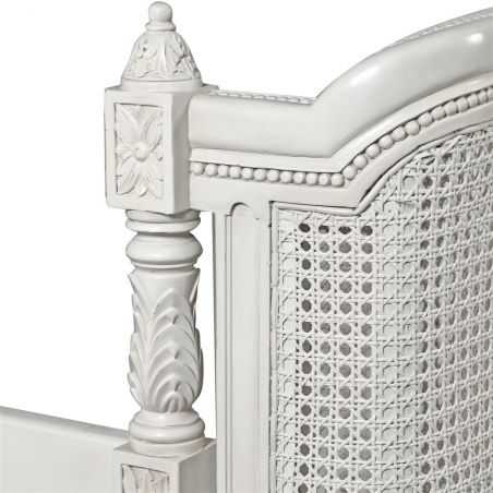 Chateau White Rattan Bed Bedroom Smithers of Stamford £2,135.00 Store UK, US, EU, AE,BE,CA,DK,FR,DE,IE,IT,MT,NL,NO,ES,SE